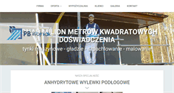 Desktop Screenshot of pbwojniak.pl